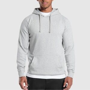 Gymshark CREST HOODIE Men’s Slim Fit Grey Extra Small